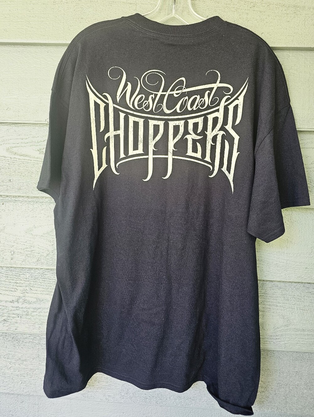 West Coast Choppers Iconic Graphic Logo Black T-Shirt Men's Size XL